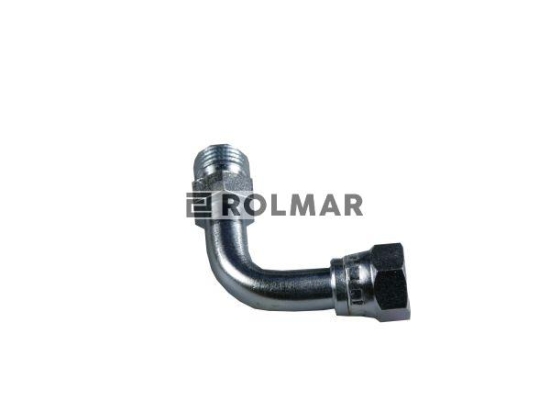 Kolanko hydrauliczne metryczne rurowe AB 16/16 90 M16x1.5/M16x1.5