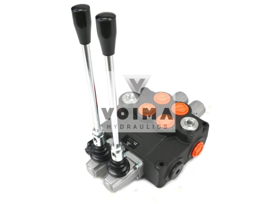 Rozdzielacz hydrauliczny 2-sekcyjny 120L VOIMA