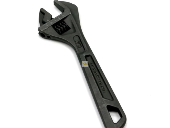 Klucz nastawny ze stali CrV 200 mm Waryński