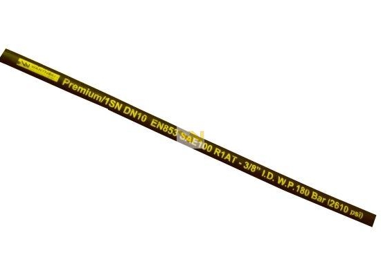 Wąż hydrauliczny do zakuwania DN10 1-oplotowy 180 Bar Waryński (sprzedawany po 25m)