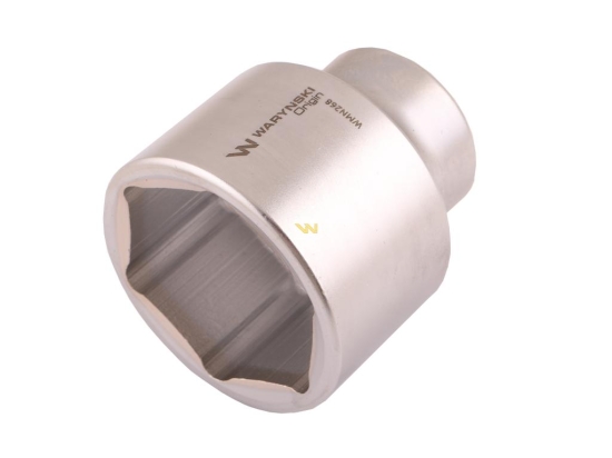 Nasadka sześciokątna 3/4". 54 mm. CrV50BV30. DIN 3124. Waryński