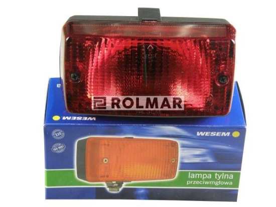 Lampa tylna przeciwmgielna 140x75 Wesem