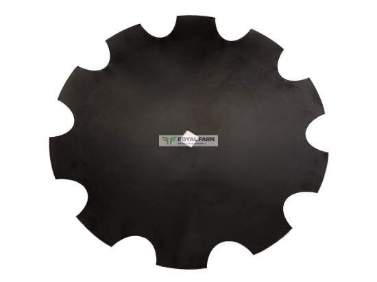 Talerz, uzębiony Z-10 fi 560 otwór 30x30 stal borowa, 1279601010 1202030130, Royal Farm