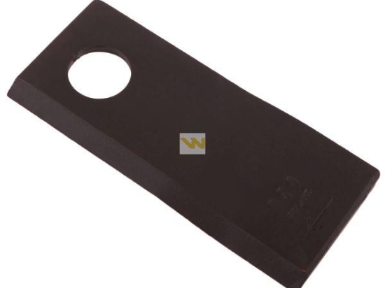 Nóż. nożyk kosiarka prawy 120x49x4mm otwór 21 zastosowanie 434976 Pottinger WARYŃSKI ( sprzedawane po 25 )