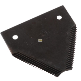 Nóż żniwny 70x76x2.8mm otwór 5.5 zastosowanie 6889590 Claas WARYŃSKI ( sprzedawane po 25 )