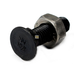 Śruba kpl. płużna dwunoskowa większy łeb M10x40 mm kl.10.9 Waryński ( sprzedawane po 25 )