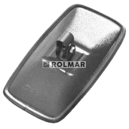 Lusterko mocowanie metalowe + plastikowa tuleja 285 x 155 obejma ( sprzedawane po 2 )