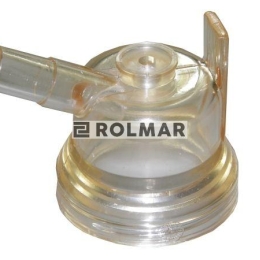 Korpus dolny kolektora 120ml przezroczysty Dojarka
