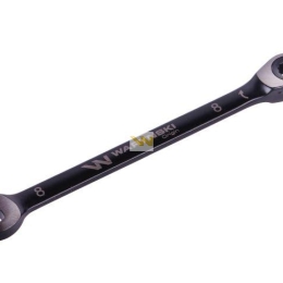 Klucz płasko-oczkowy 8 mm z grzechotką 72 zęby standard ASME B107-2010 Waryński