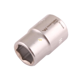 Nasadka sześciokątna 3/4". 20 mm. CrV50BV30. DIN 3124. Waryński