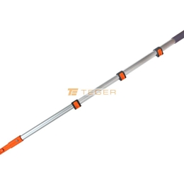 Trzonek aluminiowy - teleskopowy, 120 cm (mocowanie CLICK), Teger