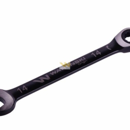 Klucz płasko-oczkowy 14 mm z grzechotką 72 zęby standard ASME B107-2010 Waryński