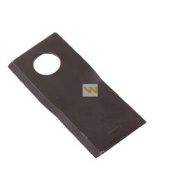 Nóż. nożyk kosiarka lewy 110x50x3mm otwór 21 zastosowanie 4047016 Galfre WARYŃSKI ( sprzedawane po 25 )