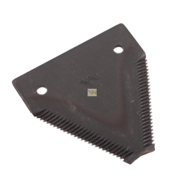Nóż żniwny 80x76x2.7mm otwór 5.5 zastosowanie 614670.1 Claas WARYŃSKI ( sprzedawane po 25 )
