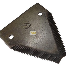 Nóż żniwny ostrza ząbkowane na wierzchu listwa nożowa zastosowanie 84429103 New Holland WARYŃSKI ( sprzedawane po 25 )