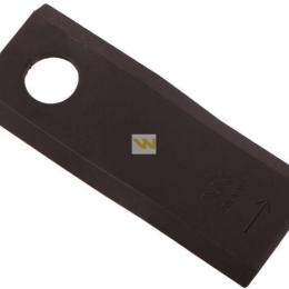 Nóż. nożyk kosiarka lewy 115x45x4mm otwór 18.25 zastosowanie 55906000 CC23499 Kuhn WARYŃSKI ( sprzedawane po 25 )