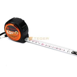 Miara stalowa dwustronna rozwijana 5.5m 19mm TEGER