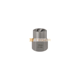 Nasadka do odkręcania uszkodzonych śrub i nakrętek, (12mm) - kute/ stal Cr-Mo, Teger