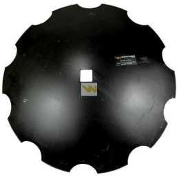 Talerz uzębiony Z-10 fi 660 otwór 35x35 stal borowa Waryński