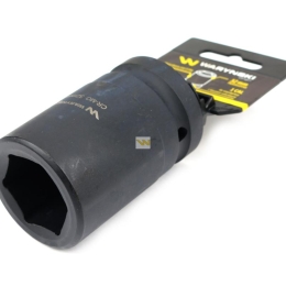 Nasadka udarowa sześciokątna 1"długa. 32 mm. CrMo. DIN 3129 Waryński