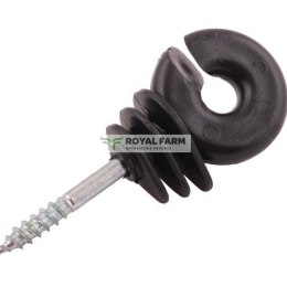 Izolator okrągły z wkrętem fi 5 do drewna (sprzedawane po 100 szt) ROYAL FARM 166844306
