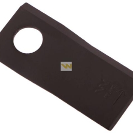 Nóż. nożyk kosiarka lewy 108x48x4mm otwór 21 zastosowanie 434971 Pottinger WARYŃSKI ( sprzedawane po 25 )