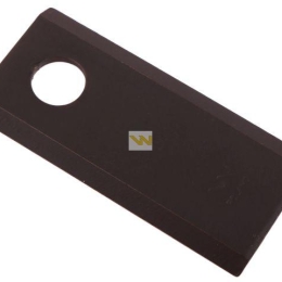 Nóż, nożyk kosiarka 107X50X4mm otwór 18.25 zastosowanie XD 570 PZ Vicon Kverneland WARYŃSKI ( sprzedawane po 25 )