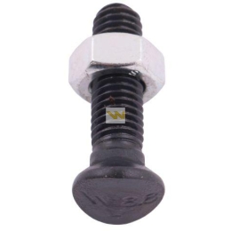 Śruba kpl. redliczkowa półokrągła M8x33 mm kl. 8.8 Waryński ( sprzedawane po 25 )