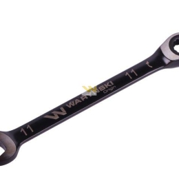 Klucz płasko-oczkowy 11 mm z grzechotką 72 zęby standard ASME B107-2010 Waryński