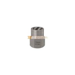 Nasadka do odkręcania uszkodzonych śrub i nakrętek, (13mm) - kute/ stal Cr-Mo, Teger