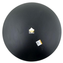 Talerz gładki fi 610 otwór 35x35 stal borowa 8mm Waryński