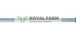 Izolator okrągły z gwintem  długi M6X180 ROYAL FARM (sprzedawane po 10 szt)