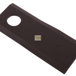 Nóż. nożyk kosiarka prawy 115x45x4mm otwór 18.25 zastosowanie 55906100 CC23500 Kuhn WARYŃSKI ( sprzedawane po 25 )