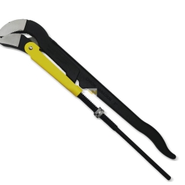 Szczypce nastawne szwedzkie do rur szczęki typ S o rozstawie max 103mm długość 652mm Waryński