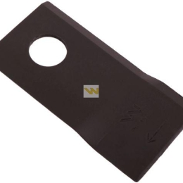 Nóż. nożyk kosiarka prawy 100x48x3mm otwór 19 zastosowanie 9041777 9527280 Claas WARYŃSKI ( sprzedawane po 25 )