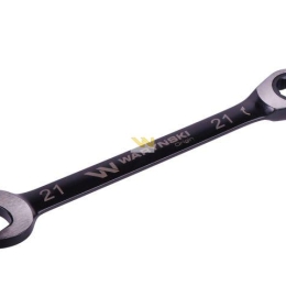 Klucz płasko-oczkowy 21 mm z grzechotką 72 zęby standard ASME B107-2010 Waryński